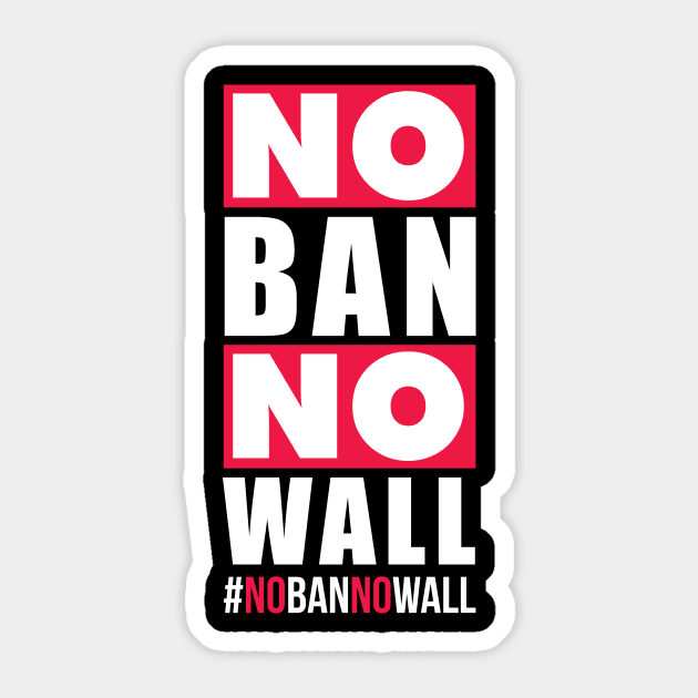 No Ban No Wall | Political Trending Sticker by AbigailAdams